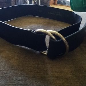 Streets Ahead  black leather belt S